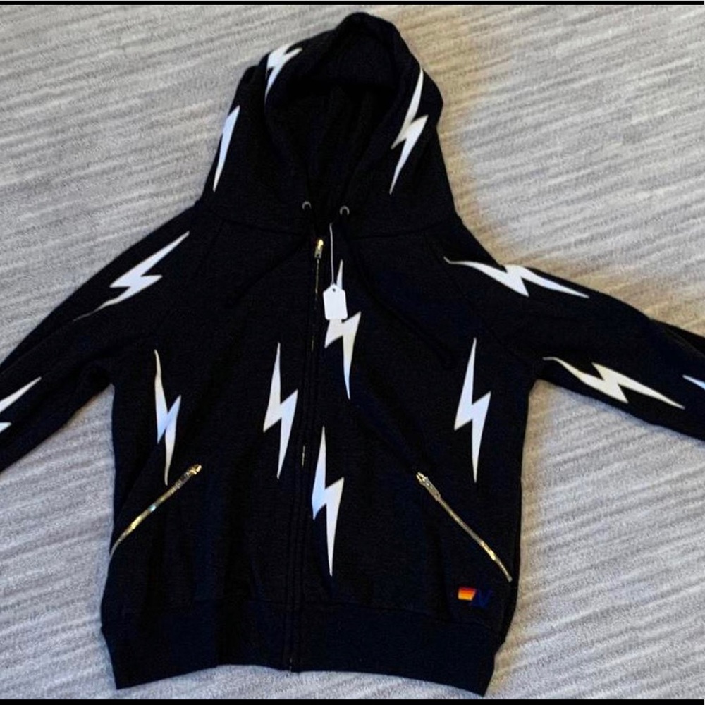 Aviator Nation Lightning Bolt zip up!